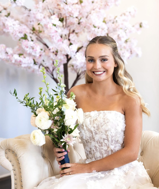 A bouquet of garden roses