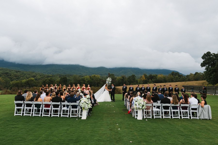 Scenic Vista Ceremony setup